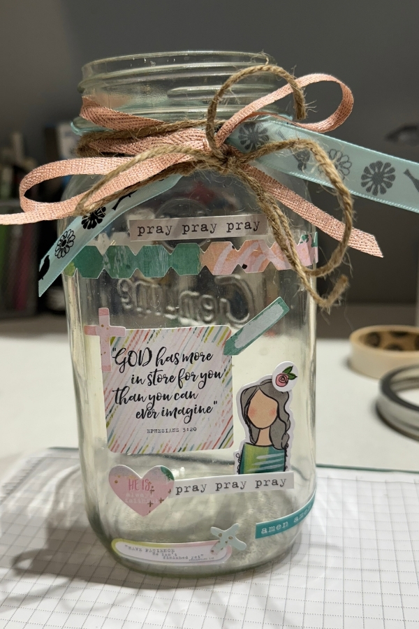 Prayer jar empty