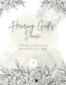 Hearing Gods Voice Bible Study Questions TEMPLATE